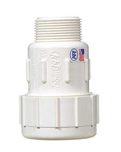 Nds Schedule 40 1-14 In Compression X 1-14 In Dia Mpt Pvc Male Adapter