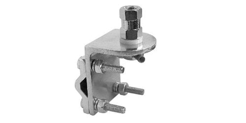 ACCESSORIES UNLIMITED - 3-WAY ALUMINUM MIRROR MOUNT WITH 3/8 X 24” THREAD LUG STUD