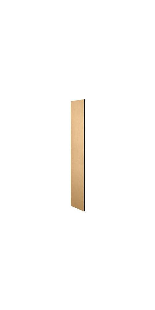 Side Panel - for 6 Feet High - 18 Inch Deep Designer Wood Locker - without Sloping Hood - Maple