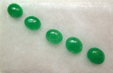 Chinese Green Jade Beads