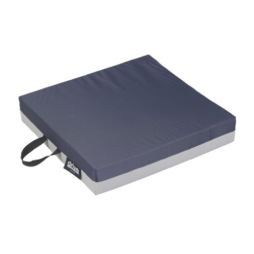 Drive Medical 14891 Skin Protection Gel E Wheelchair Seat Cushion, 16 X 16 X 3 Inch