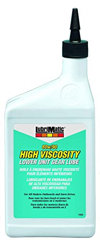 Lubrimatic 11552 High Viscosity 80W/90 Marine Lower Unit Gear Lube, 1 Quart Bottle