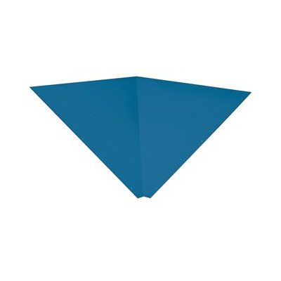 Sloping Hood Filler - Corner - for 15 Inch Deep Metal Locker - Gray