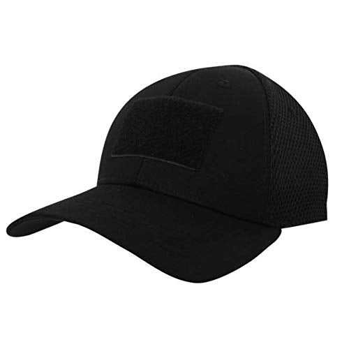 Tactical Air Mesh Flex Cap,Black, S_M