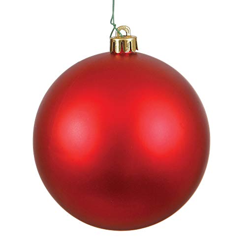 Casafoyer  4” Red Matte Ball UV Drilled 6/Bag - N591003DMV | (2 Units)