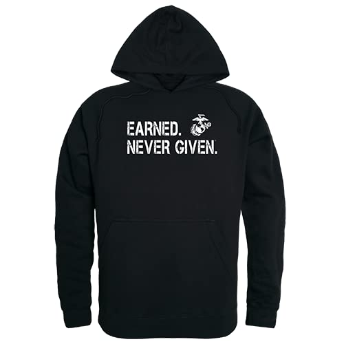Graphic Pullover, Earned 1, Black, L