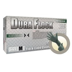 DURA FLOCK GLOVES MEDIUM