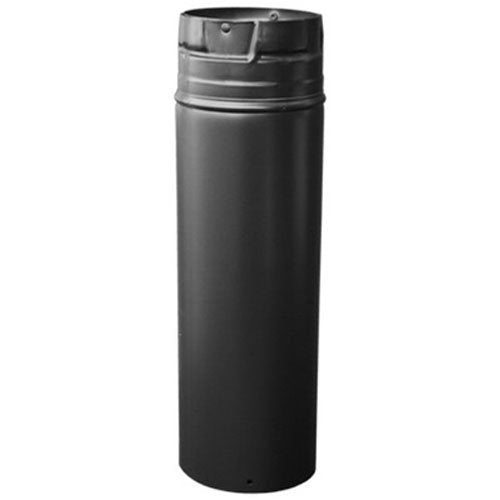 M & G Duravent Duravent 6Dbk-24 6 X 24 Durablack Street Stove Pipe, Black