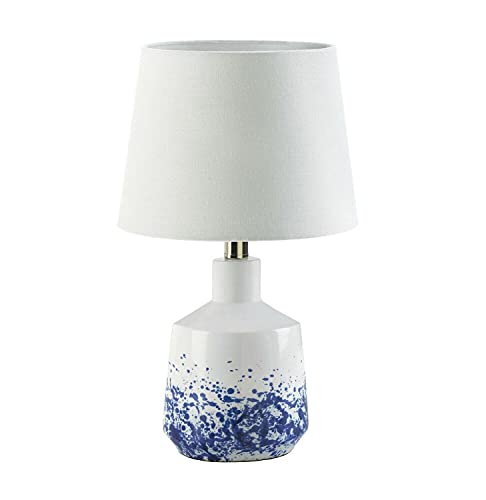 Gallery Of Light White And Blue Splash Porcelain Table Lamp