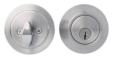 Homeplus Deadbolt Single Cylinder 2-3/8 Or 2-3/4 Bkst Kw1