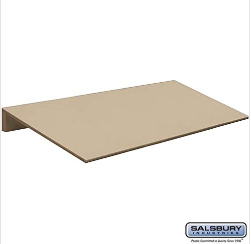 Sloping Hood - 15 Inches Wide - for Heavy Duty Plastic Locker - 3 Wide - Tan