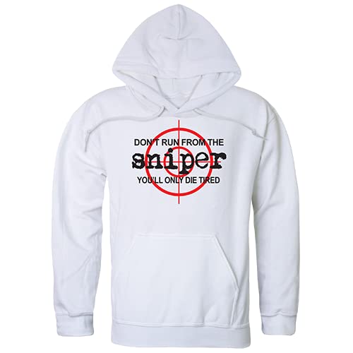 Graphic Pullover, Sniper, White, M