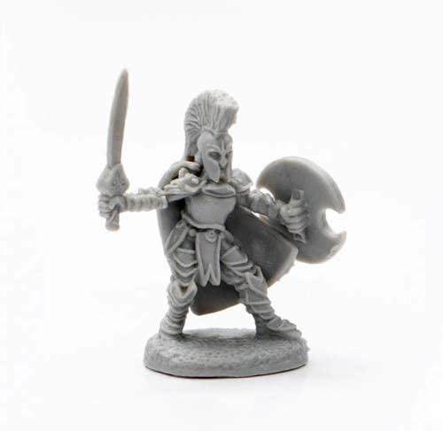 Taroya Female Warrior Miniature 25mm Heroic Scale Figure Dark Heaven Bones Reaper Miniatures