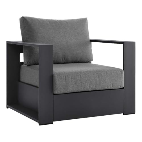 Tahoe Outdoor Patio Powder-Coated Aluminum Armchair
