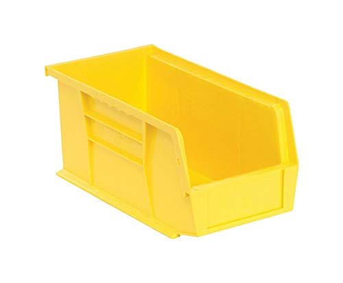 Quantum Storage Bin 10-78  L I.D.:10-14  Lx4-38  Wx4-34  H Yellow Carded