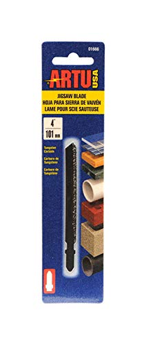 Artu 4 In. Tungsten Carbide T-Shank Jig Saw Blade Assorted Tpi 4 Pk