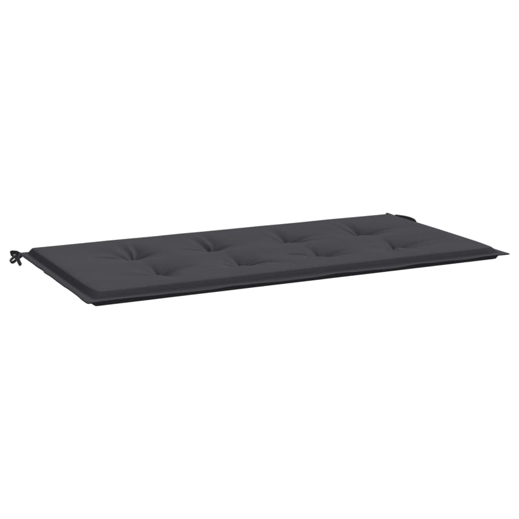 vidaXL Garden Bench Cushion Black 39.4x19.7"x1.6"