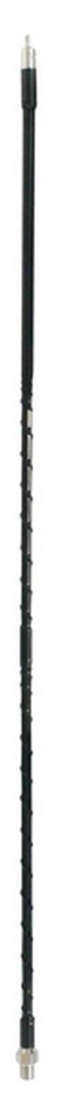 ACCESSORIES UNLIMITED - 2 FOOT BLACK 3/8 X 24” SUPERFLEX CB ANTENNA WITH TUNABLE TIP