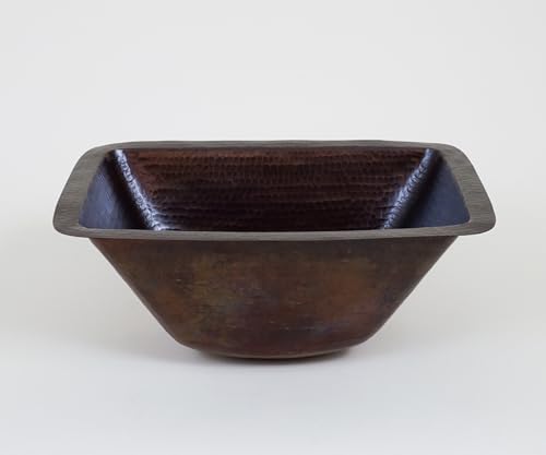 INNOVA COPPER RECTANGULAR BAR SINK 17X12X7 G17 DARK BROWN