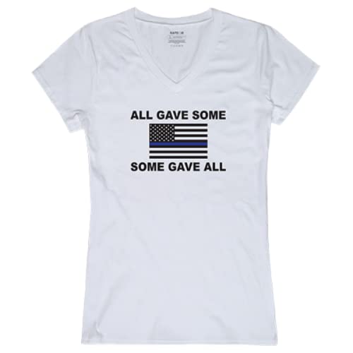 Graphic V-Neck, All Gave, White, L