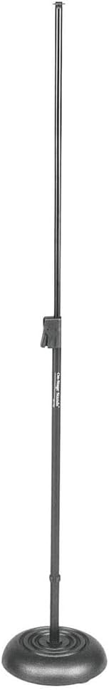 Quik-Release Round Base Mic Stand
