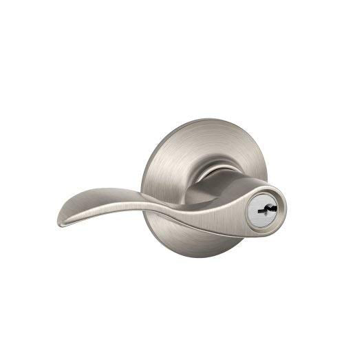 Schlage Accent Satin Nickel Steel Entry Lockset Ansi Grade 2 1-34 In.