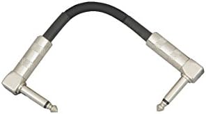 6 Inches Right-Angle Pedal Coupler, Black