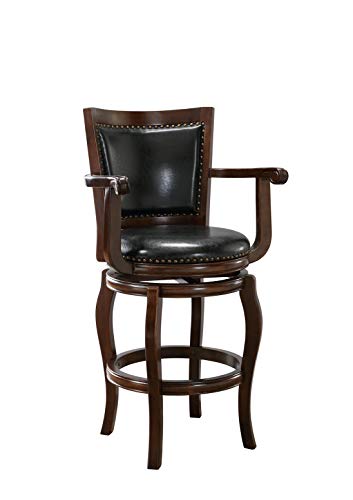 Casafoyer Jones 29 Swivel Bar Stool - Cappuccino - (Pack Of 2)