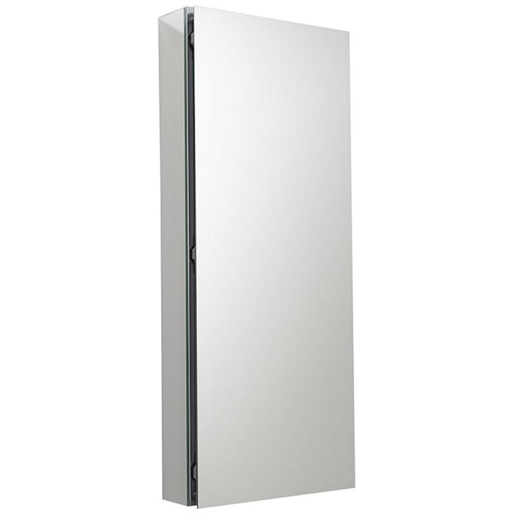 Fresca Bath 15 W X 36 H Modern Bathroom Medicine Cabinet With Mirrors, Recessed Or Wall-Mount Installation, 4 Adjustable Gla