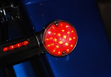 Red LED Bulb Harley Touring Rear Turn Signal Road King Glide Electra Ultra 1156