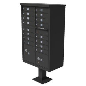 1570 16 Door Cluster Box Unit (CBU) , Bronze