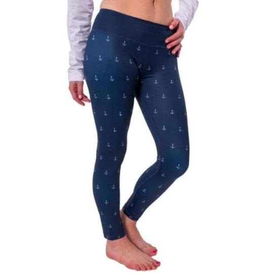 Womens Anchor Performance Swim Leggings UPF 50