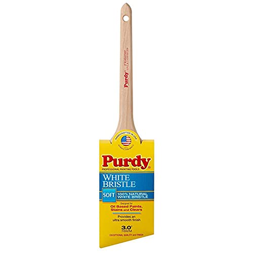 3 Purdy 144024430 Adjutant Angled Sash Paint Brush, White China Bristle