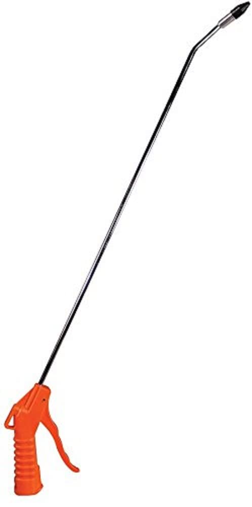 Deluxe Air Blow Gun with 20 Long Angled Nozzle and 1/2″ Removable Rubber Tip
