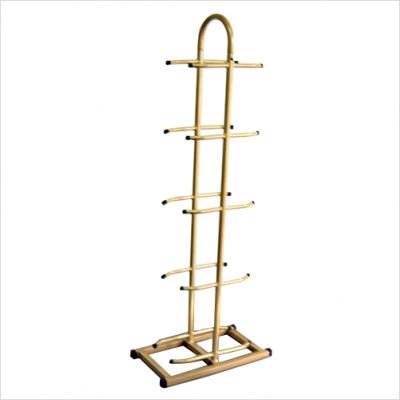 Deluxe 10 Ball Medicine Ball Rack- Silver 21x11.8″x56.5″