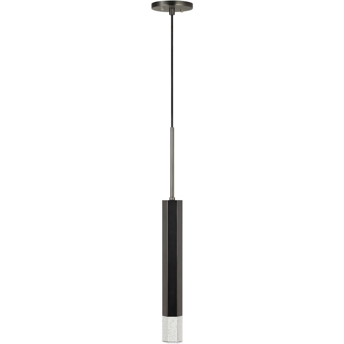 Troy Integrated Led Dimmable Hexagonaluminum Casted 1 Light Pendant