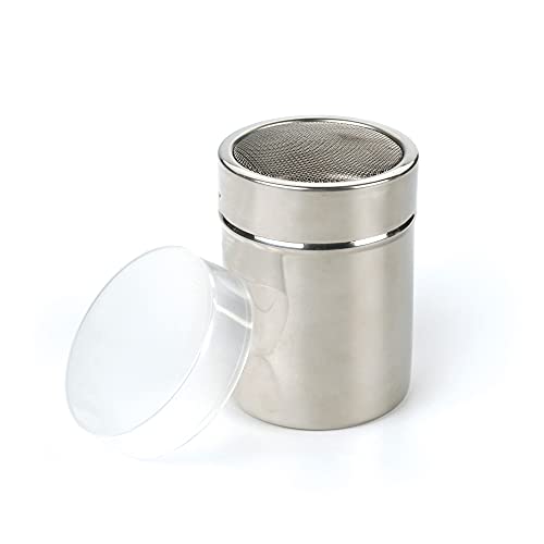 Rsvp International Endurance Kitchen Shaker Collection Dishwasher Safe, Fine Mesh, Stainless Steel