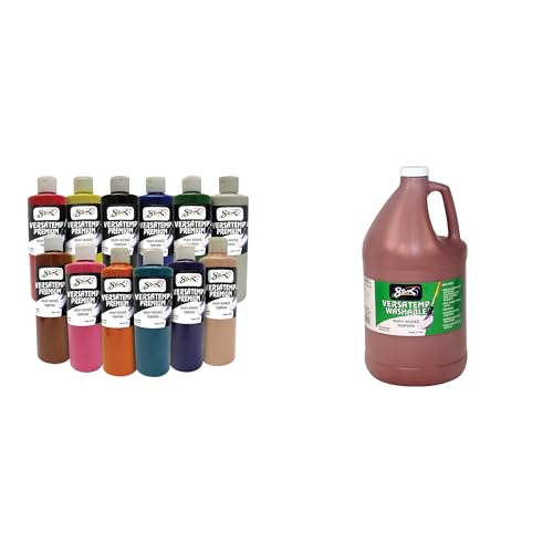 Casafoyer Versatemp Tempera Paint Combo Kit - Premium & Washable for School & Studio Art Projects