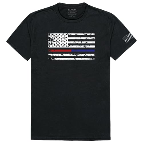 Tac.Graphic T, TRL/TBL Dual Flag, Black, M