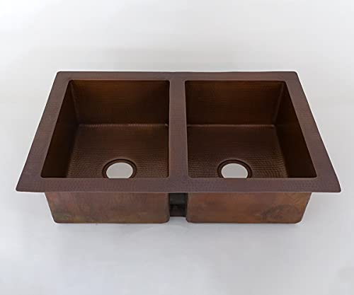INNOVA COPPER KITCHEN SINK 50/50 33X22X9 G17 DARK