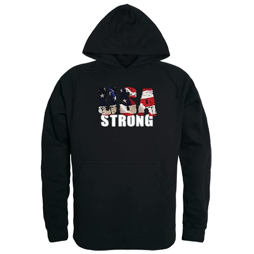 Graphic Pullover, USA Strong 1, Black, L
