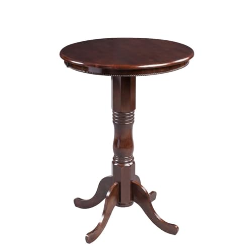 Casafoyer Stunning Spectator Pub Table | Elegant Design | Solid Wood | Empire Legs