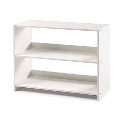 Casafoyer LOW LOFT BOOK SHELF WHITE - (Pack Of 2)