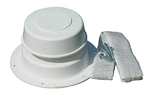 Camco 40033 White Replace-All Plumbing Rv Vent Kit