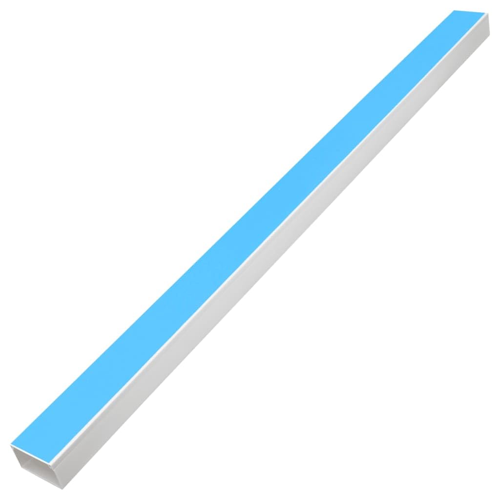vidaXL Cable Trunking Self-Adhesive 2.4x1.6" 98.4 PVC"