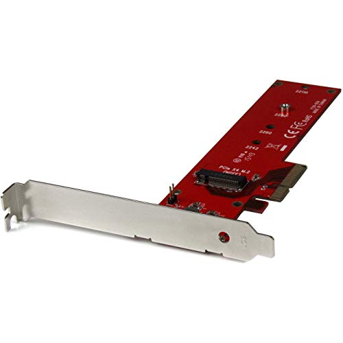 Startech.Com M2 Pcie Ssd Adapter - X4 Pcie 3.0 Nvme / Ahci / Ngff / M-Key - Low Profile And Full Profile - Ssd Pcie M.2 Adapter