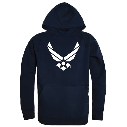 Graphic Pullover, Air F Wing, Navy, 2X