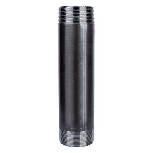 Bk Products Southland 3 In. Mpt X 8 In. L Black Malleable Iron Nipple