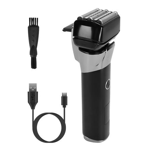 Electric Foil Face Shaver 5-Blade Electric Razor for Men Wet & Dry Jawline Beard Trimmer Precision Sideburn Shavers IPX6 Waterproof with LED DisplayC