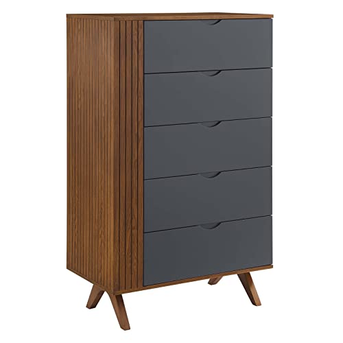 Modway Mod-6678-Wal-Gry Dylan Chest, Walnut Gray